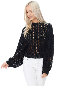 Come Through For Me Black Top