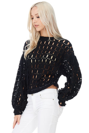 Come Through For Me Black Top