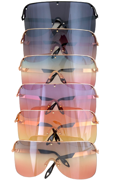 RIDER OVERSIZED RIMLESS SUNNIES