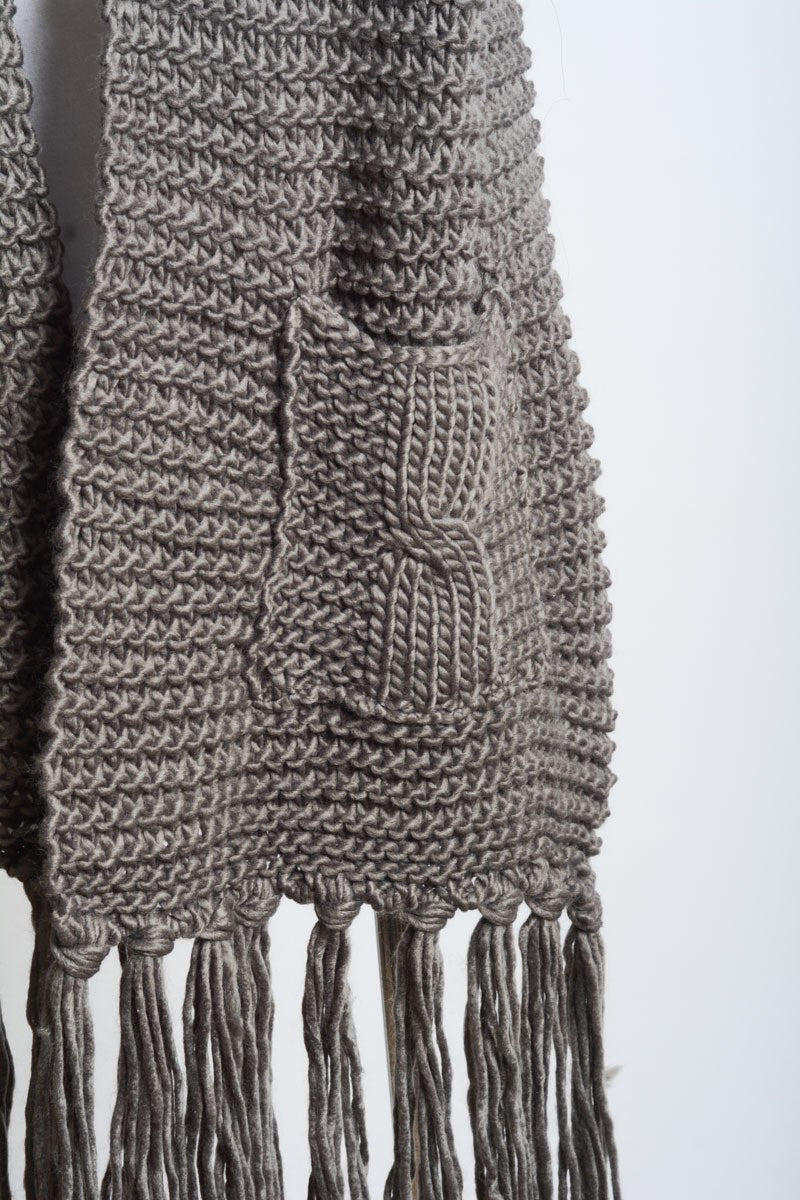 Goddess Chunky Scarf (Grey)