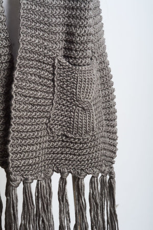 Goddess Chunky Scarf (Grey)